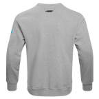 NFL DETROIT LIONS OLD ENGLISH MEN'S CREWNECK (HEATHER GREY)
