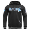 NFL DETROIT LIONS CITY RANSOM MEN'S RIB FLEECE PULLOVER HOODIE (BLACK)