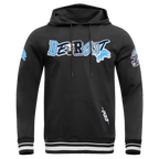 NFL DETROIT LIONS CITY RANSOM MEN'S RIB FLEECE PULLOVER HOODIE (BLACK)
