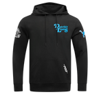NFL DETROIT LIONS SOUVENIR MEN'S FLEECE PULLOVER HOODIE (BLACK)
