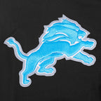 NFL DETROIT LIONS CLASSIC WIND SUIT CHANDAIL À CAPUCHON TISSÉ À GLISSIÈRE POUR HOMME (NOIR)