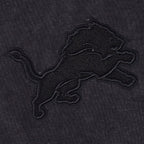 NFL DETROIT LIONS WASHED CLASSIC CHANDAIL À CAPUCHON POUR HOMME (NOIR DÉLAVÉ)