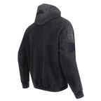 NFL DETROIT LIONS WASHED CLASSIC CHANDAIL À CAPUCHON POUR HOMME (NOIR DÉLAVÉ)