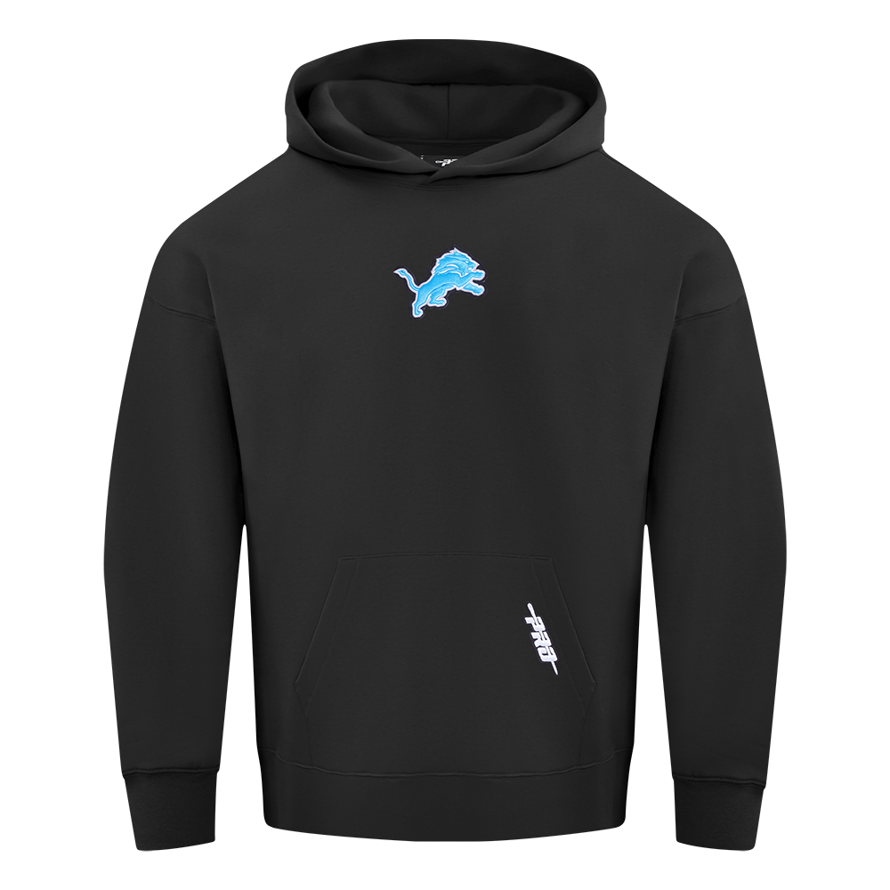 NFL DETROIT LIONS CLASSIC ICON MEN'S SWEATSHIRT (BLACK)