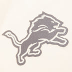 NFL DETROIT LIONS STREET TEAM MEN'S DROP SHOULDER FLC CREWNECK (EGGSHELL)