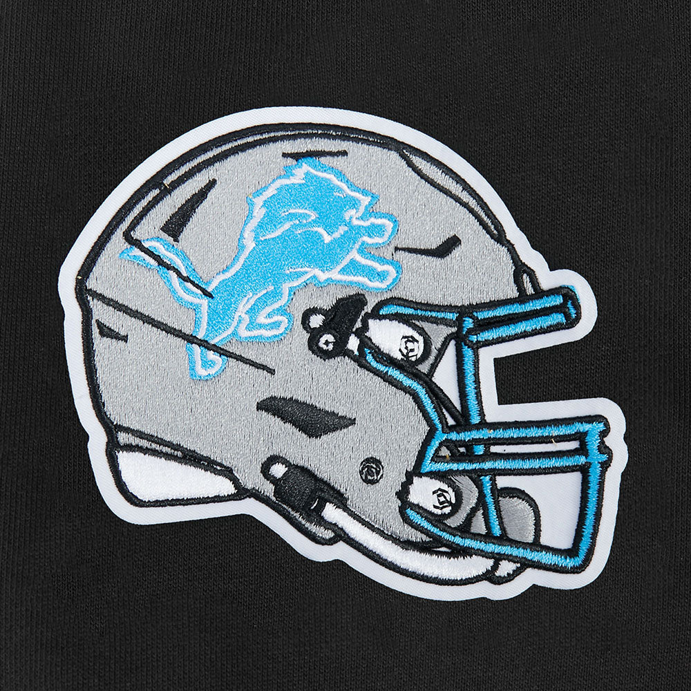 NFL DETROIT LIONS CITY ARCH MEN'S FLC CREWNECK (BLACK)