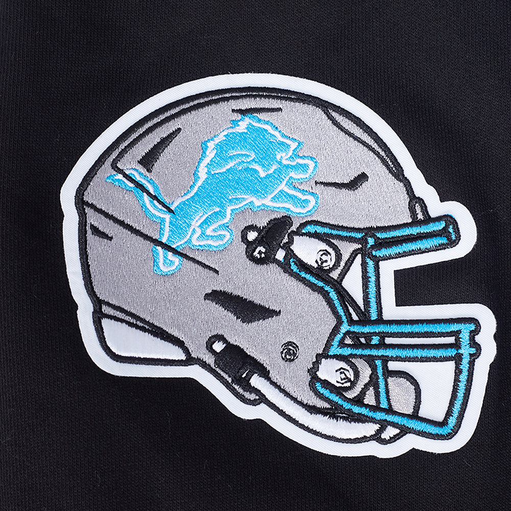 NFL DETROIT LIONS CITY ARCH CHANDAIL À CAPUCHON EN MOLLETON POUR HOMME (NOIR)