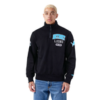 NFL DETROIT LIONS CITY ARCH HAUT EN MOLLETON À GLISSIÈRE AU QUART POUR HOMME (NOIR)