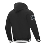 NFL DETROIT LIONS LETTERMAN CHANDAIL À CAPUCHON POUR HOMME (NOIR)