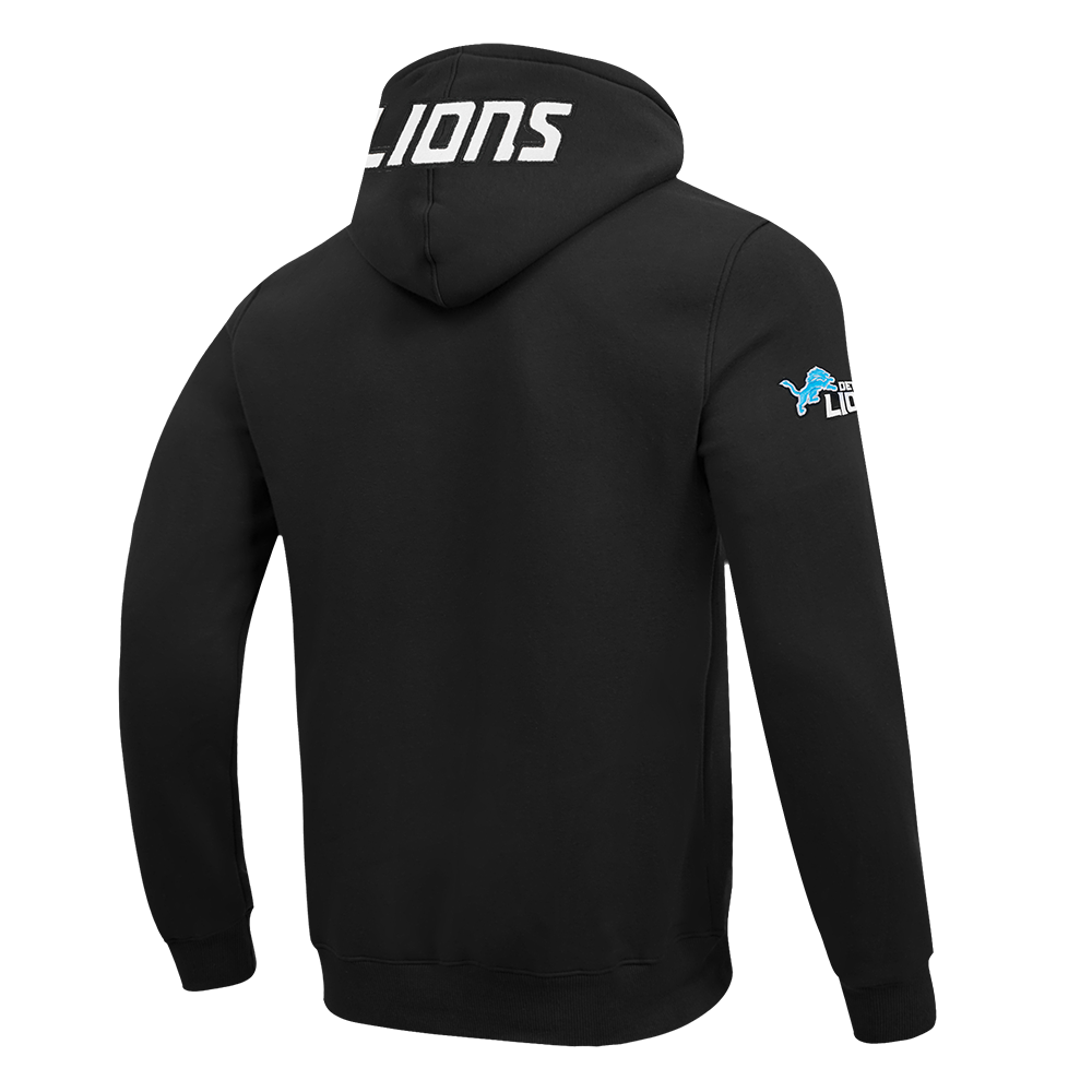 NFL DETROIT LIONS AIDAN HUTCHINSON #97 CLASSIC PNN MEN'S PULLOVER HOODIE (BLACK)