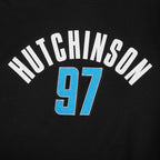 NFL DETROIT LIONS AIDAN HUTCHINSON #97 CLASSIC PNN MEN'S PULLOVER HOODIE (BLACK)