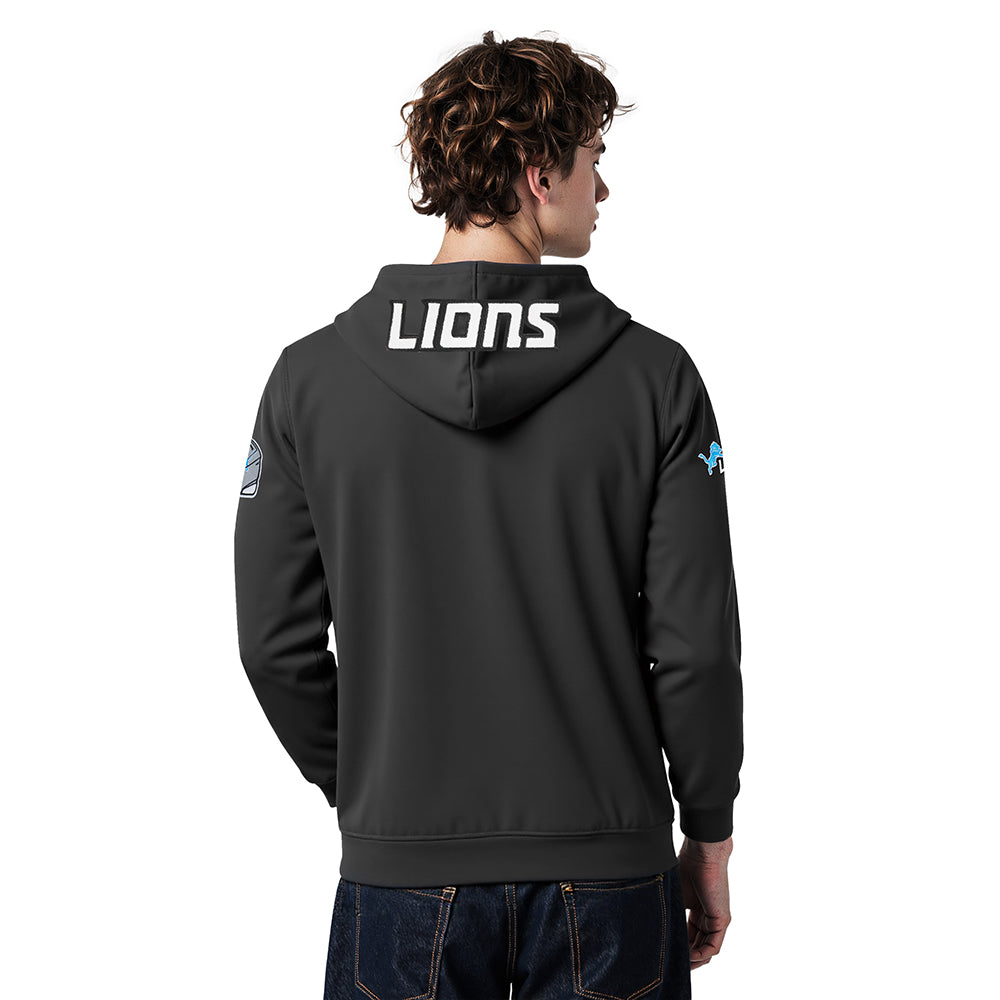 NFL DETROIT LIONS AIDAN HUTCHINSON #97 CLASSIC PNN MEN'S PULLOVER HOODIE (BLACK)