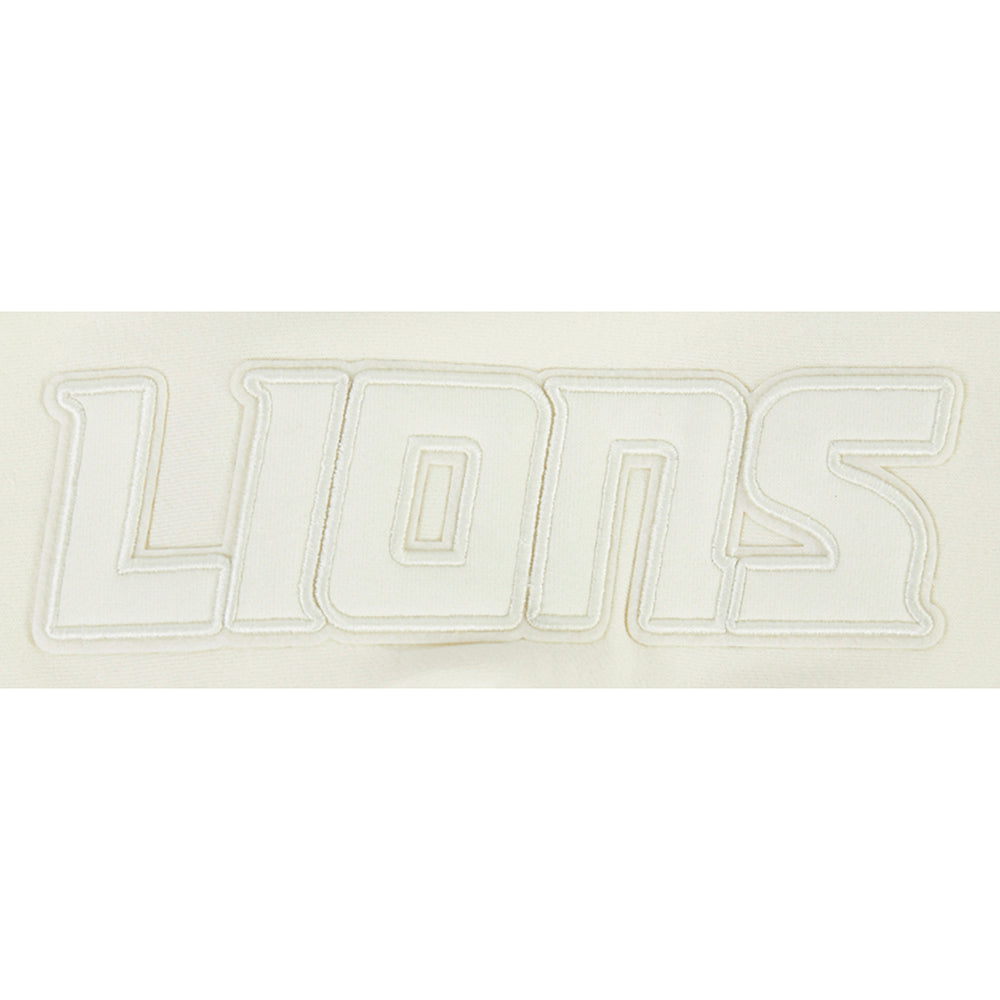 NFL DETROIT LIONS AIDAN HUTCHINSON #97 NEUTRAL PNN CHANDAIL À CAPUCHON EN MOLLETON À ÉPAULES TOMBANTES POUR HOMME (COQUILLE D'ŒUF)