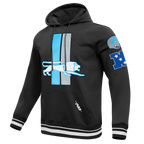NFL DETROIT LIONS RETRO CLASSICS MEN'S PULLOVER HOODIE (BLACK)