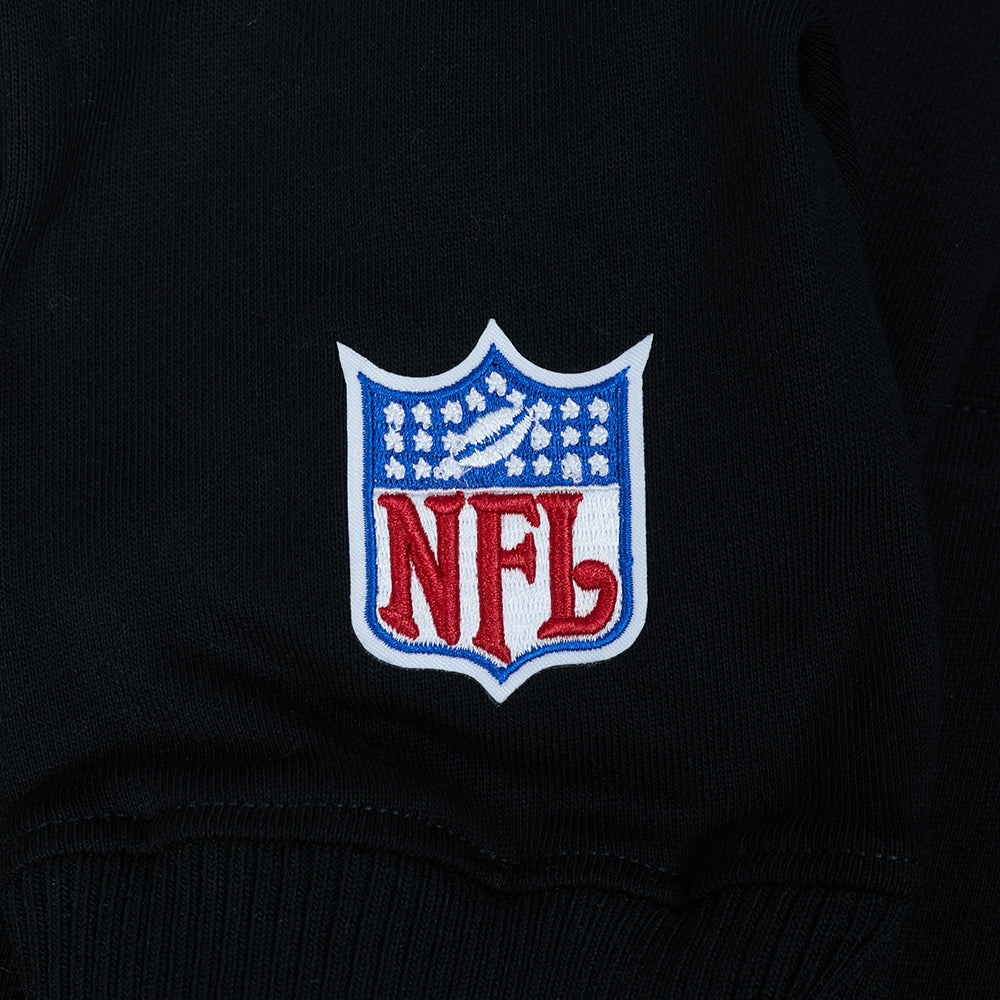 NFL DETROIT LIONS RETRO CLASSICS MEN'S PULLOVER HOODIE (BLACK)