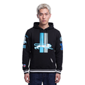 NFL DETROIT LIONS RETRO CLASSICS MEN'S PULLOVER HOODIE (BLACK)
