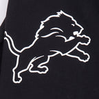 NFL DETROIT LIONS CHANDAIL À CAPUCHON À GLISSIÈRE POUR HOMME (NOIR)
