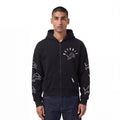 NFL DETROIT LIONS CHANDAIL À CAPUCHON À GLISSIÈRE POUR HOMME (NOIR)