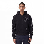 NFL DETROIT LIONS CHANDAIL À CAPUCHON À GLISSIÈRE POUR HOMME (NOIR)