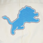 NFL DETROIT LIONS RETRO CLASSIC MEN'S PULLOVER HOODIE (EGGSHELL/ BLACK)