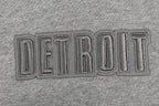 NFL DETROIT LIONS NEUTRAL MEN'S DROP SHOULDER PULLOVER HOODIE (DARK HEATHER GRAY)