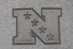 NFL DETROIT LIONS NEUTRAL MEN'S DROP SHOULDER PULLOVER HOODIE (DARK HEATHER GRAY)