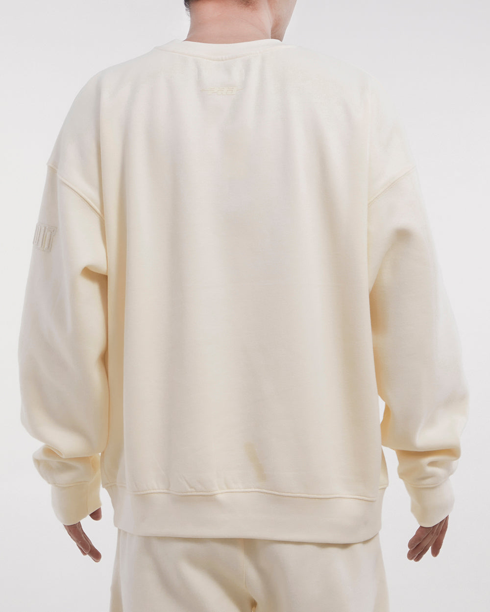 NFL DETROIT LIONS NEUTRAL DROP SHOULDER MEN'S CREWNECK (EGGSHELL)