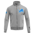 NFL DETROIT LIONS CLASSIC VESTE D'ENTRAÎNEMENT EN MAILLE DOUBLE POUR HOMME (GRIS)