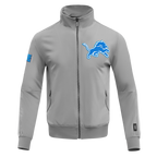 NFL DETROIT LIONS CLASSIC VESTE D'ENTRAÎNEMENT EN MAILLE DOUBLE POUR HOMME (GRIS)