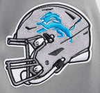 NFL DETROIT LIONS CLASSIC VESTE D'ENTRAÎNEMENT EN MAILLE DOUBLE POUR HOMME (GRIS)