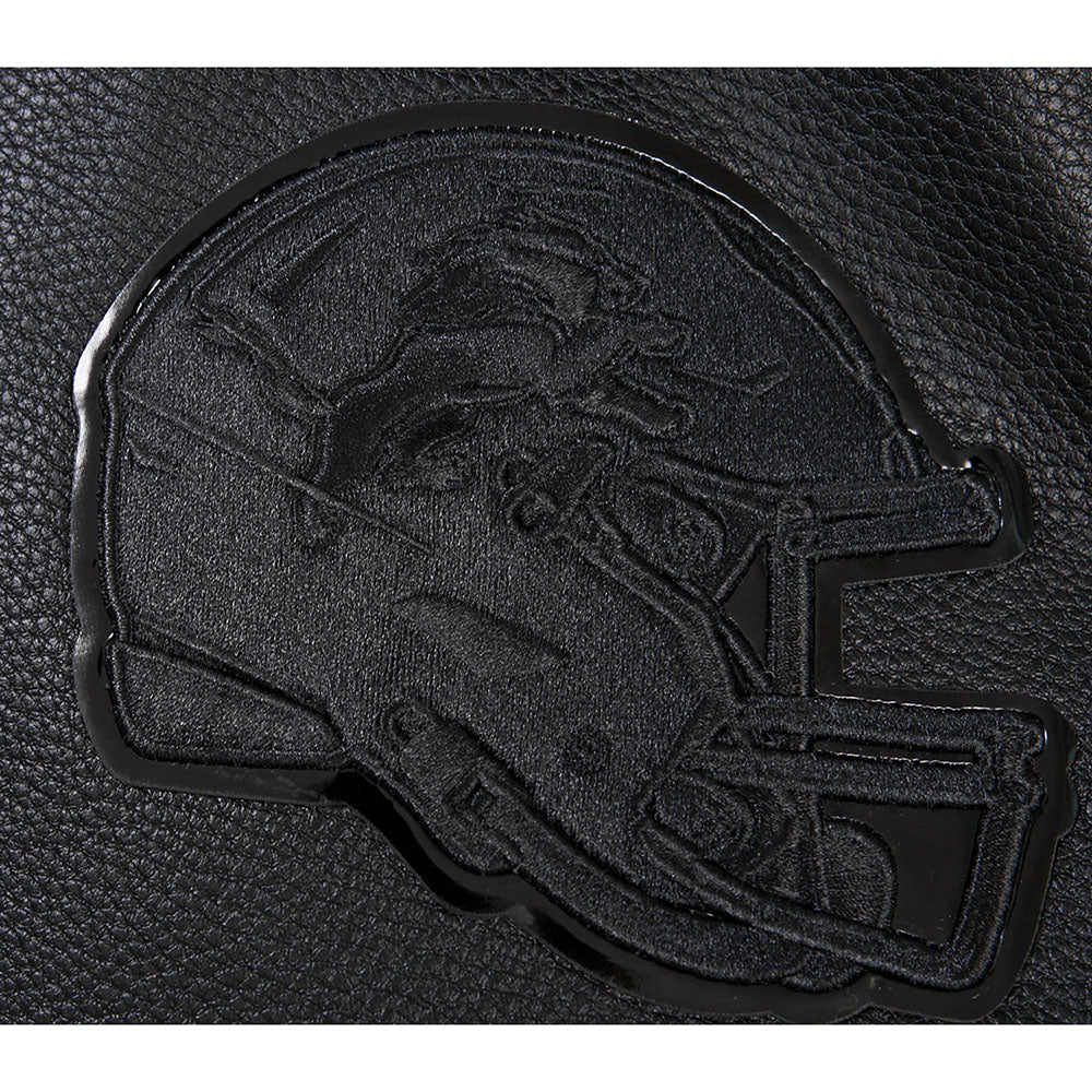 NFL DETROIT LIONS TRIPLE BLACK MEN'S WOOL VARSITY JACKET (TRIPLE BLACK MEN'S)