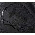 NFL DETROIT LIONS TRIPLE BLACK MEN'S WOOL VARSITY JACKET (TRIPLE BLACK MEN'S)