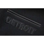 NFL DETROIT LIONS TRIPLE BLACK MEN'S WOOL VARSITY JACKET (TRIPLE BLACK MEN'S)