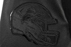 NFL DETROIT LIONS TRIPLE BLACK MEN'S WOOL VARSITY JACKET (TRIPLE BLACK MEN'S)