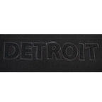 NFL DETROIT LIONS TRIPLE BLACK MEN'S WOOL VARSITY JACKET (TRIPLE BLACK MEN'S)