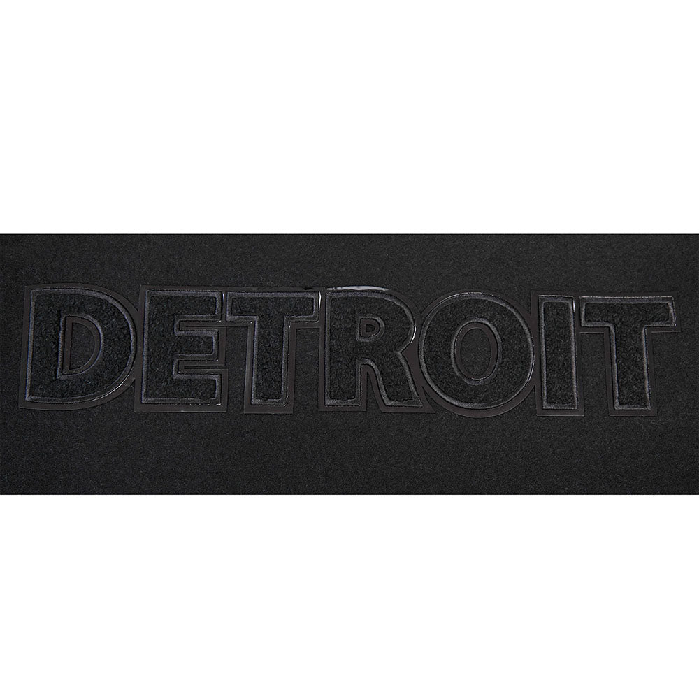NFL DETROIT LIONS TRIPLE BLACK MEN'S WOOL VARSITY JACKET (TRIPLE BLACK MEN'S)