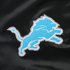 NFL DETROIT LIONS CITY ARCH BLOUSON EN SATIN POUR HOMME (NOIR)