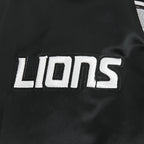 NFL DETROIT LIONS CITY ARCH BLOUSON EN SATIN POUR HOMME (NOIR)