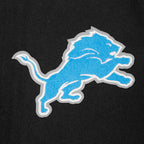 NFL DETROIT LIONS CLASSIC CHENILLE MANTEAU POUR HOMME (NOIR/BLANC M60030)