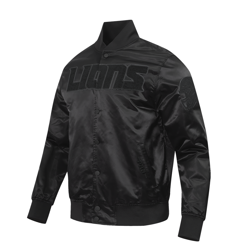 NFL DETROIT LIONS TRIPLE BLACK MANTEAU POUR HOMME (NOIR)