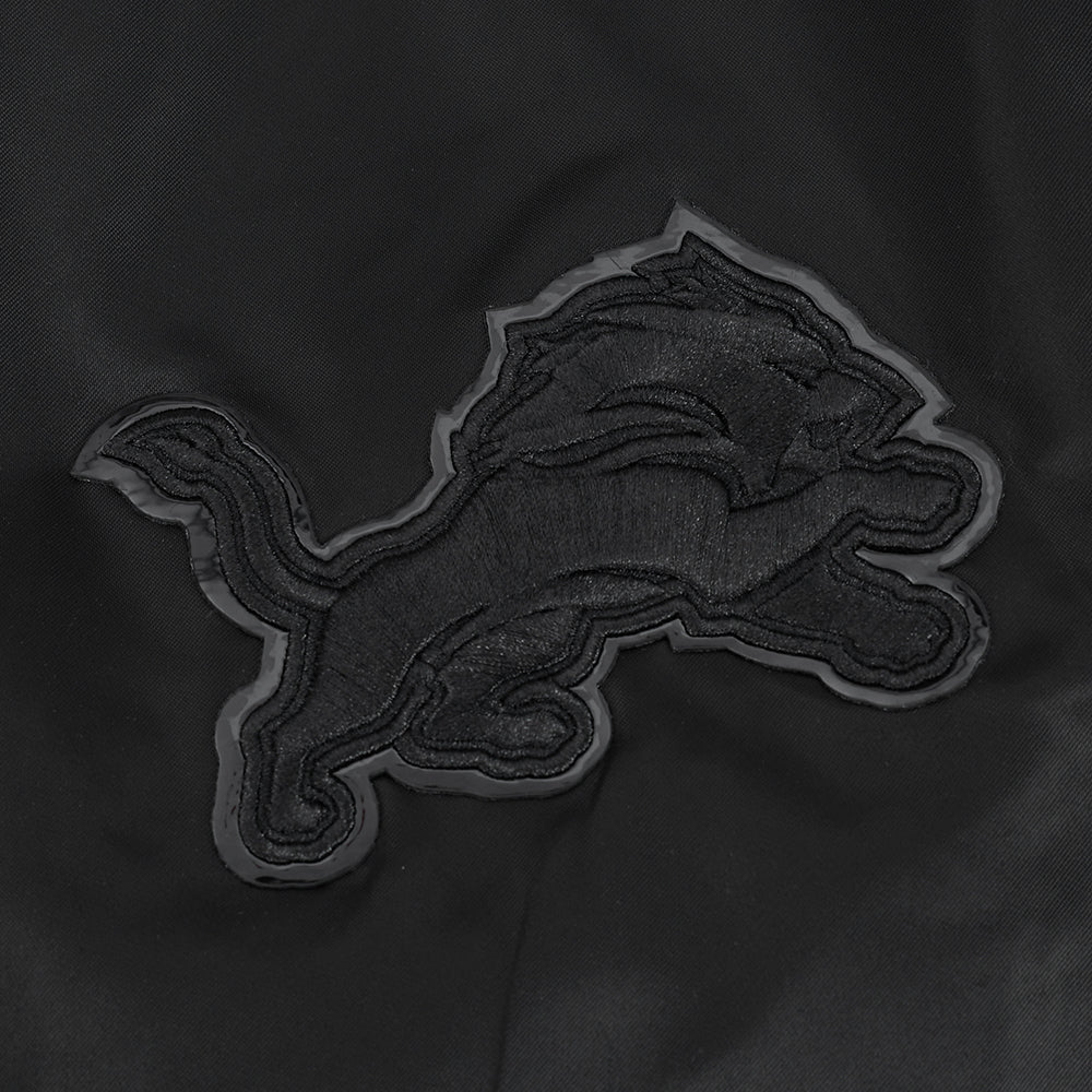 NFL DETROIT LIONS TRIPLE BLACK MANTEAU POUR HOMME (NOIR)