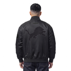 NFL DETROIT LIONS TRIPLE BLACK MANTEAU POUR HOMME (NOIR)