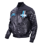 NFL DETROIT LIONS PRO PREMIUM MEN'S COAT (BLACK)