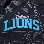 NFL DETROIT LIONS PRO PREMIUM MEN'S COAT (BLACK)