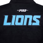 NFL DETROIT LIONS CLASSIC CORDUROY MANTEAU POUR HOMME (NOIR)