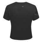 NFL DETROIT LIONS TRIPLE BLACK WOMEN'S SLIM FIT TEE (TRIPLE BLACK WOMEN'S)