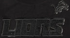 NFL DETROIT LIONS TRIPLE BLACK WOMEN'S SLIM FIT TEE (TRIPLE BLACK WOMEN'S)