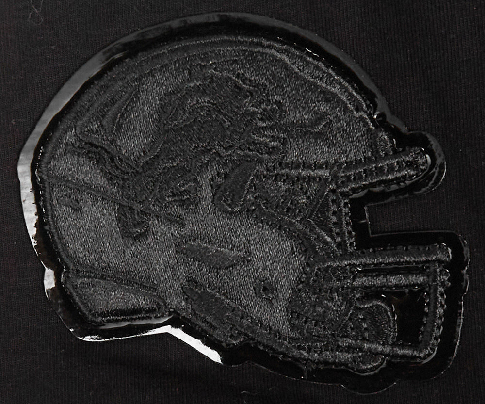 NFL DETROIT LIONS TRIPLE BLACK WOMEN'S SLIM FIT TEE (TRIPLE BLACK WOMEN'S)