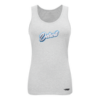 NFL DETROIT LIONS SHEER INFLUENCE CAMISOLE DOS NAGEUR À COUPE DÉCONTRACTÉE POUR FEMME (GRIS CHINÉ)