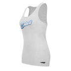 NFL DETROIT LIONS SHEER INFLUENCE CAMISOLE DOS NAGEUR À COUPE DÉCONTRACTÉE POUR FEMME (GRIS CHINÉ)